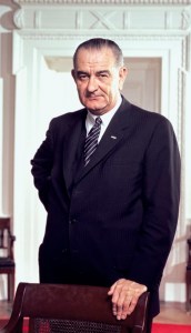 The first President to need 270 electoral votes: LBJ. (He got 486.)